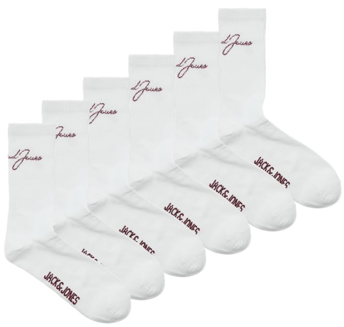 jack & jones socken herren jactennis 6er pack einheitsgröße weiß