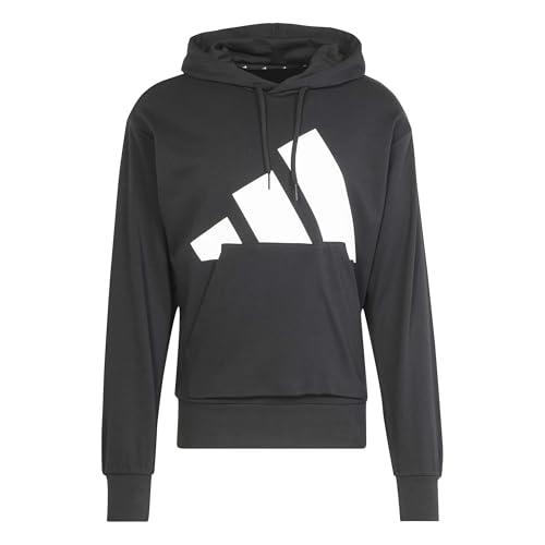 adidas herren hoodie big logo french terry kapuzenpullover, mehrere größen verfügbar