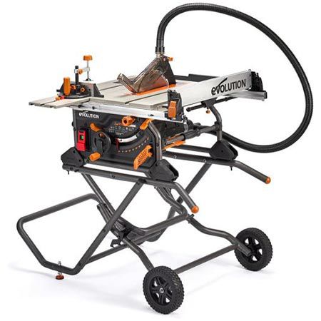 evolution power tools tischsäge r255tblx+ mit ständer für 440,29