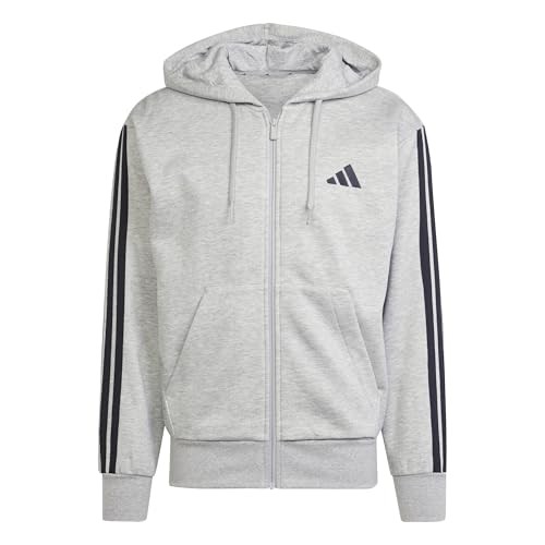Adidas Herren Fleece Zipper Hoodie Three Stripes | S, M, XL, XXL