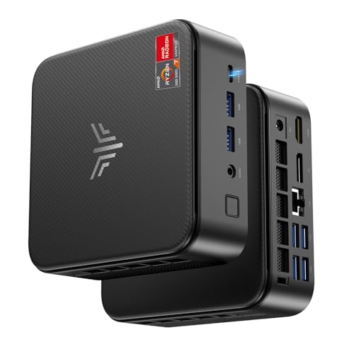mini pc AMD Ryzen 7 5700U 32GB RAM 1TB SSD NiPoGi, Wifi6, Bluetooth5.2, HDMI