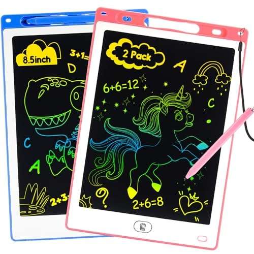 gralal 2er set 8,5 zoll lcd schreibtafel kinder spielzeug ab 2 jahren mädchen jungen