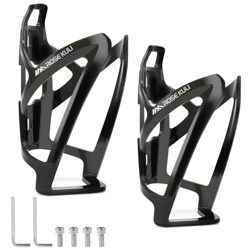 rose kuli flaschenhalter fahrrad 2er pack schwarz - getränkehalter für mtb und rennräder