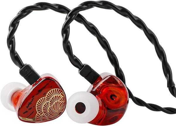 Linsoul tangzu x hbb xuanNv in-ear monitor, 2 dynamic drivers, wired gaming earphones