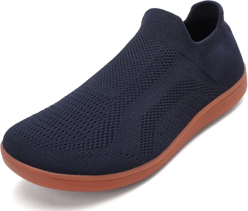 barfußschuhe barfulker damen herren slip on sneaker outdoor trail running dunkelblau 36 eu