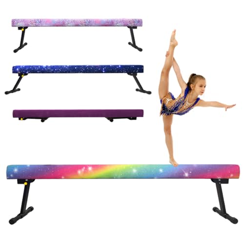 schwebebalken faltbar einstellbar 240cm gymnastic balance beam homeSun für zuhause