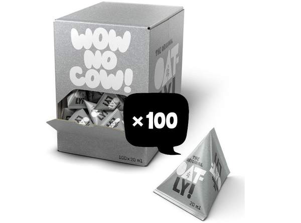 oatly haferdrink für kaffee und tee 100 x 20ml für 9,49 euro (statt 17 euro)