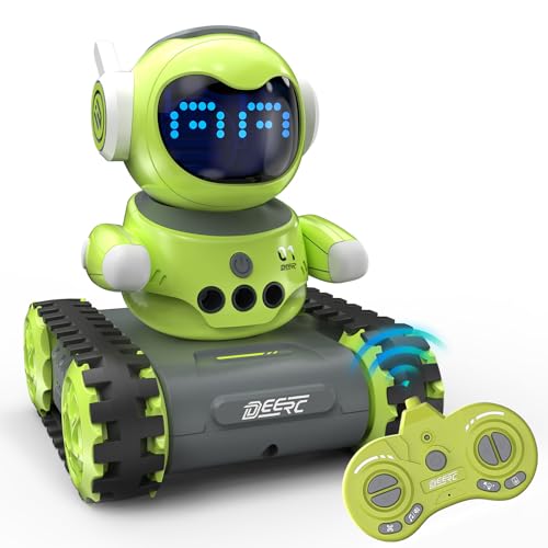 deerc emo-roboter ferngesteuert mit gestenerkennung, tanzen, musik, geschenke für kinder