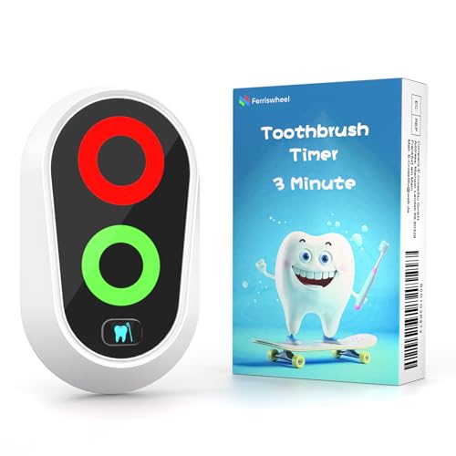 zahnbürsten timer 3 minuten, magnetischer wasserdichter timer für kinder und erwachsene