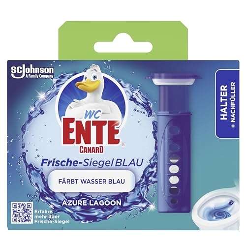 wc-ent frische-siegel starter-set inkl. nachfüller azure lagoon 36 ml