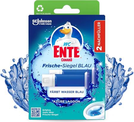 wc-ente nachfüller 2er pack mit 12 wc-steinen ab 2,39 euro (statt 4 euro)