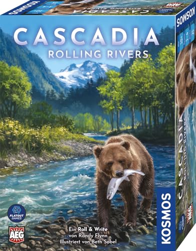 cascadia spiel für 1-4 spieler, 30 min, ab 10 jahren, bgg rating 7.2/7.1