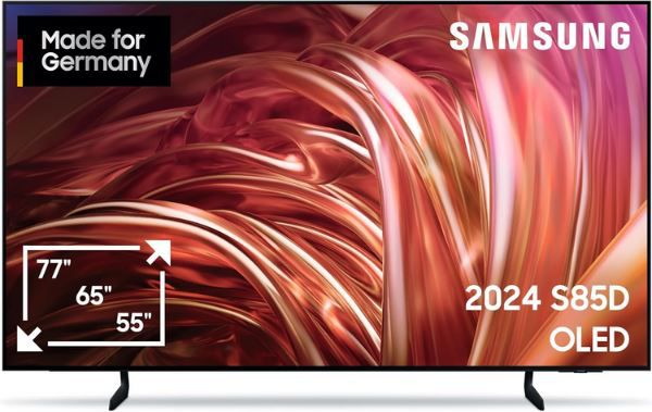 samsung s85d 55 zoll 4k oled fernseher 100hz hdr für 899 euro statt 1000 euro