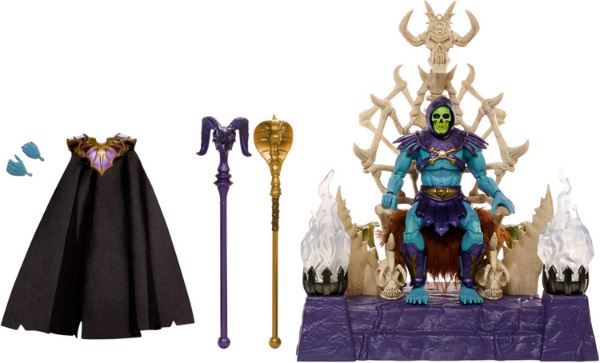 skeletor actionfigur und thron-set masters of the universe für 47,99 statt 62