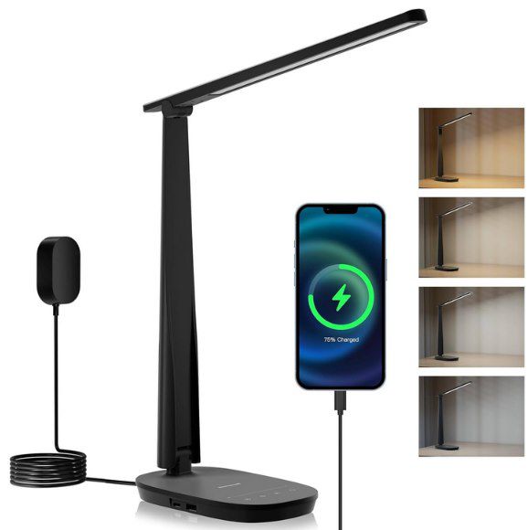honeywell schreibtischlampe mit usb und usb-c port für 25,19 euro statt 35 euro