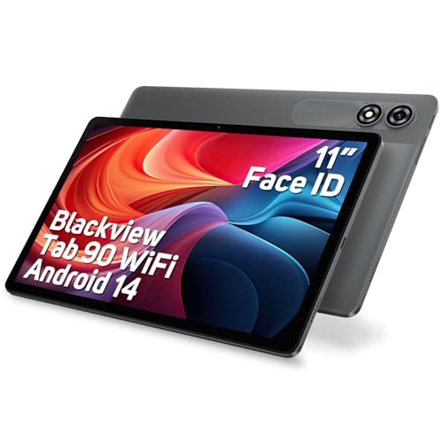 blackview tab90 tablet 11 zoll, android 14, 12 gb ram, 128 gb speicher, octa-core, 8200 mah, dual kamera