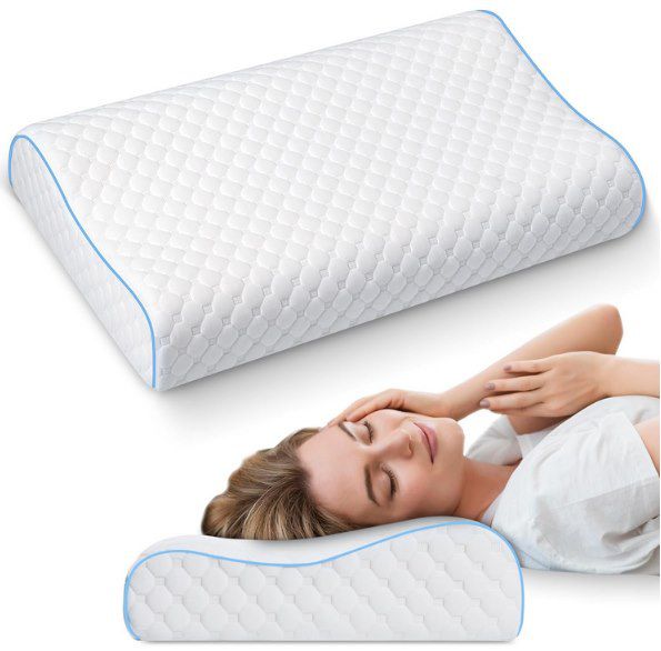 Physen nackenstützkissen mit memory foam, jetzt 25,59 Euro statt 40 Euro