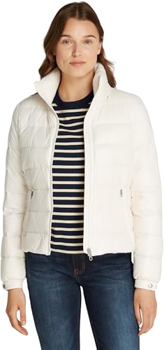 tommy hilfiger steppjacke damen leicht down glossy elfenbein S
