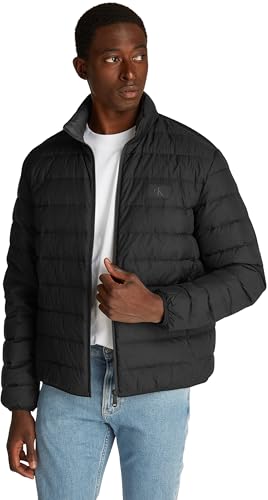 calvin klein steppjacke herren leicht schwarz l
