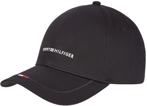tommy hilfiger cap herren 6 panel logo schwarz einheitsgröße