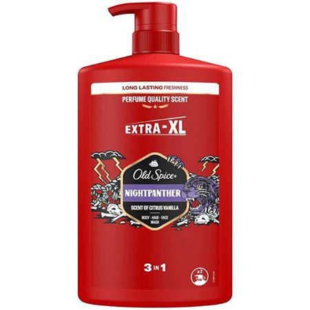 old spice nightpanther 3-in-1 duschgel 1 liter ab 7,25 euro statt 13 euro