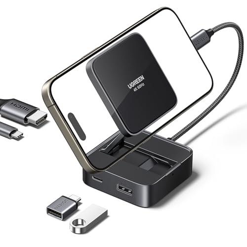 ugreen dockingstation usb c hub mit 4k hdmi 100w pd für iphone 16/15, ipad pro