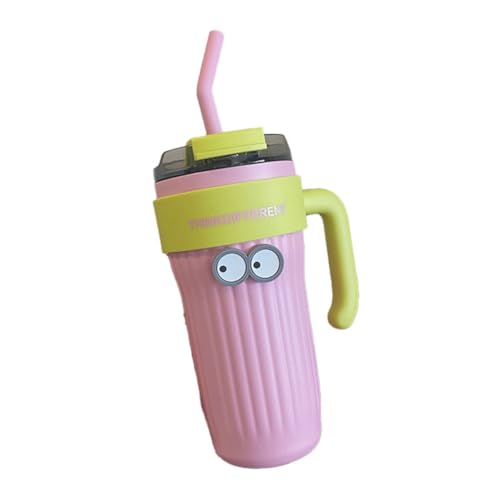 kaffeetasse, isolierter becher, vakuumbecher, edelstahl, outdoor-sport, rosa