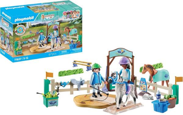 playmobil 71637 waterfall pferde spielset, jetzt 18,52 statt 24