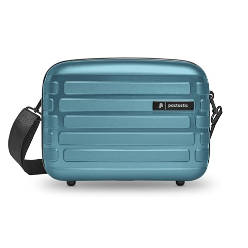 hartschalen kosmetik koffer pactastic, stabiles beauty-case 34 x 17 x 27 cm aus polypropylen