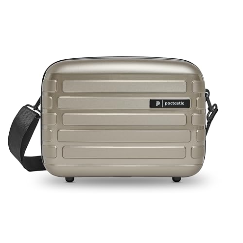 pactastic hartschalen kosmetik koffer, stabiles beauty case, 34 x 17 x 27 cm, polypropylen