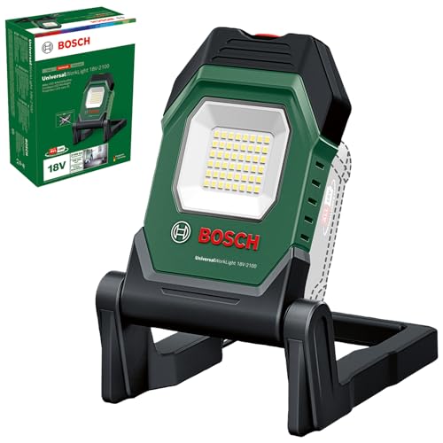 bosch led arbeitsleuchte akku baustellenlampe mobil 18v-2100 ohne akku