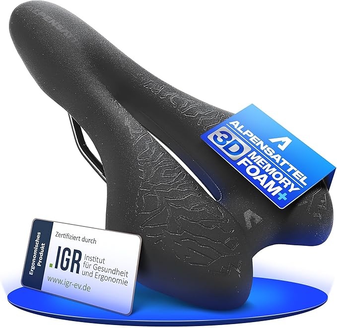 Produktbild: Alpensattel 3.0 Sport+ Ergonomischer Fahrradsattel für Damen und Herren