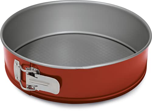 kuchenform guardini rossana 2.0 aufklappbar antihaftbeschichtet 20 x 6,9 cm rot grau
