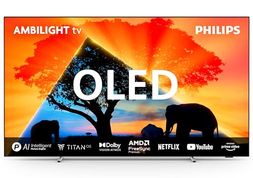 philips ambilight 48oled759 4k fernseher, exa, google sprachassistent