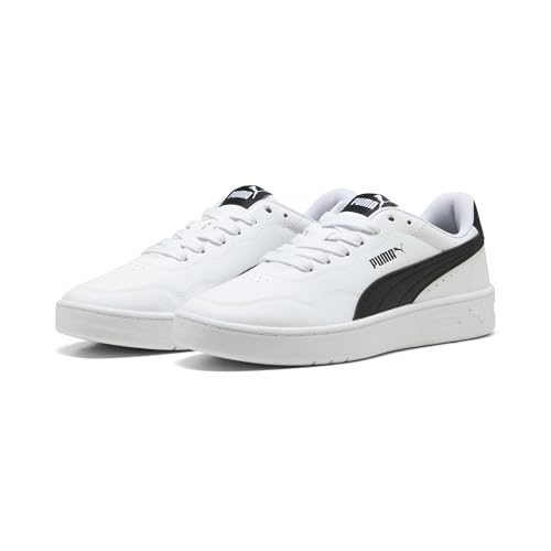 puma damen sneakers court lally in weiß schwarz, größe 39 eu