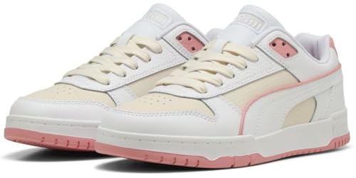 puma rbd game low sneaker unisex 44.5 eu alpine snow white-pink fruit