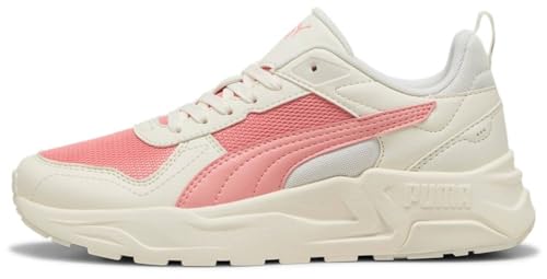 puma unisex trinity 2 lt sneaker weiß-rosa grau, 45 eu