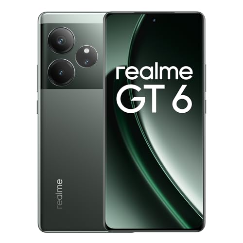 realme GT6 smartphone 5G 16GB RAM 512GB Speicher Razor Green ohne Adapter