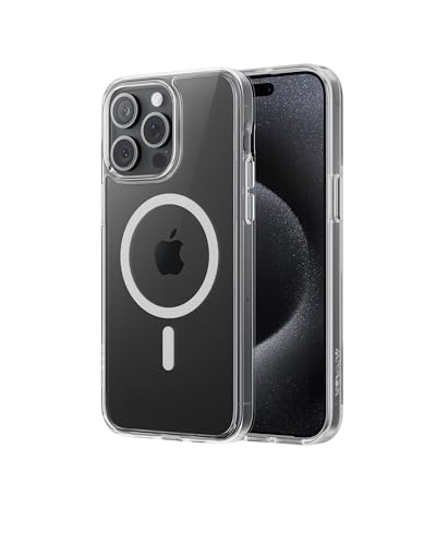 anker maggo clear hülle für iPhone 15 pro und pro max, magnetisches case mit magsafe