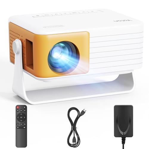 Produktbild: mini beamer 1080p yoton, 15000l helligkeit, 180 drehung, auto keystone, tragbar