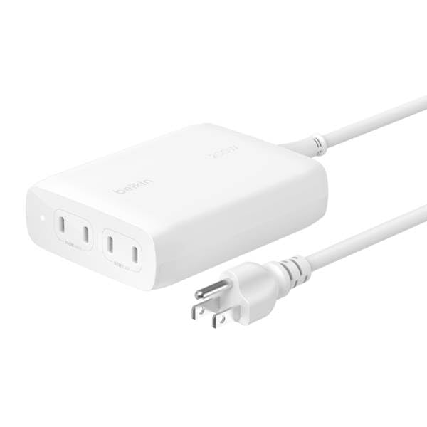 belkin boostcharge pro 200w usb-c gan-ladegerät für bis zu 4 geräte gleichzeitig