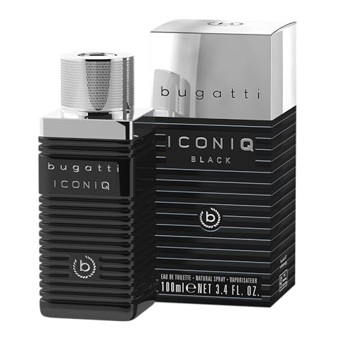 bugatti herrenparfüm iconiq black 100ml, holzig, ambriert, würzig, edt