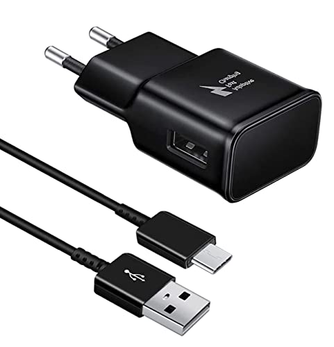 usb ladegerät stecker 2 stück schnellladegerät mit usb c kabel kompatibel mit samsung galaxy