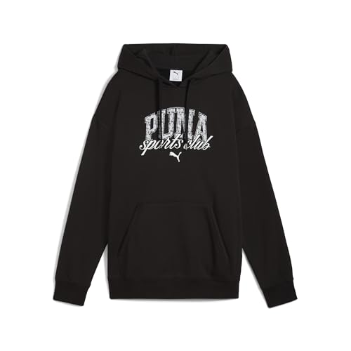 Produktbild: PUMA Class Relaxed Hoodie FL Kapuzenpulli Unisex, Schwarz, Größe S