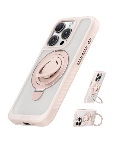 ankler maggo hülle für iphone 15, rosa smartphone schutzhülle