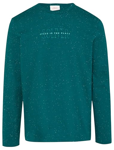 s.Oliver langarmshirt mit logo print für damen und herren