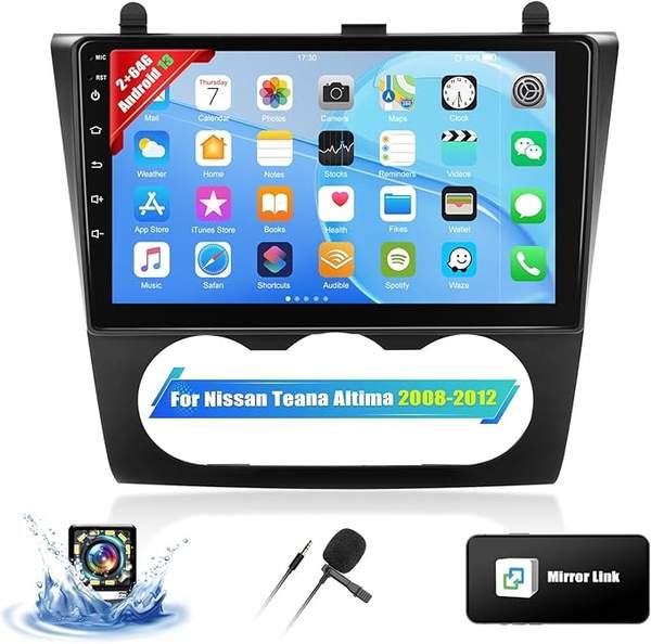 2G+64G android 13 autoradio für nissan teana altima 2008-2012, 9 zoll, bluetooth, gps, wifi