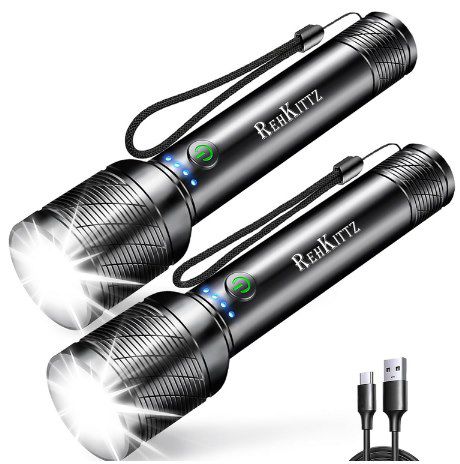 2x rehkitttz s3000 taschenlampe 2200 lumen für 11,99 euro statt 24 euro
