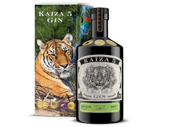 kaiza gin 0,7 l 43 % aus südafrika, 5 box, 44,99  statt 55