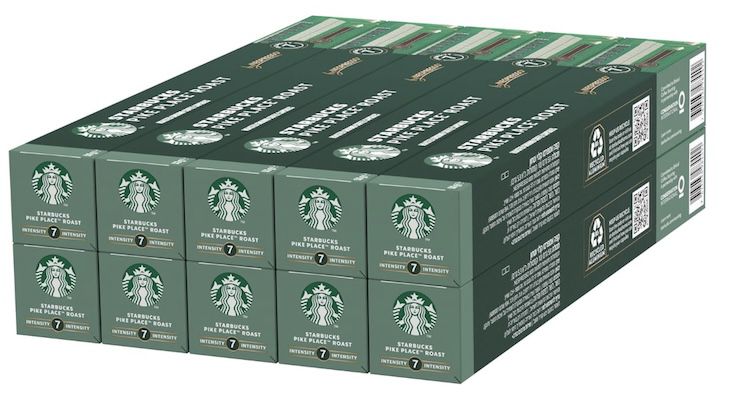 starbucks pike place roast kapseln 100x für nespresso, 33,56 (statt 45)